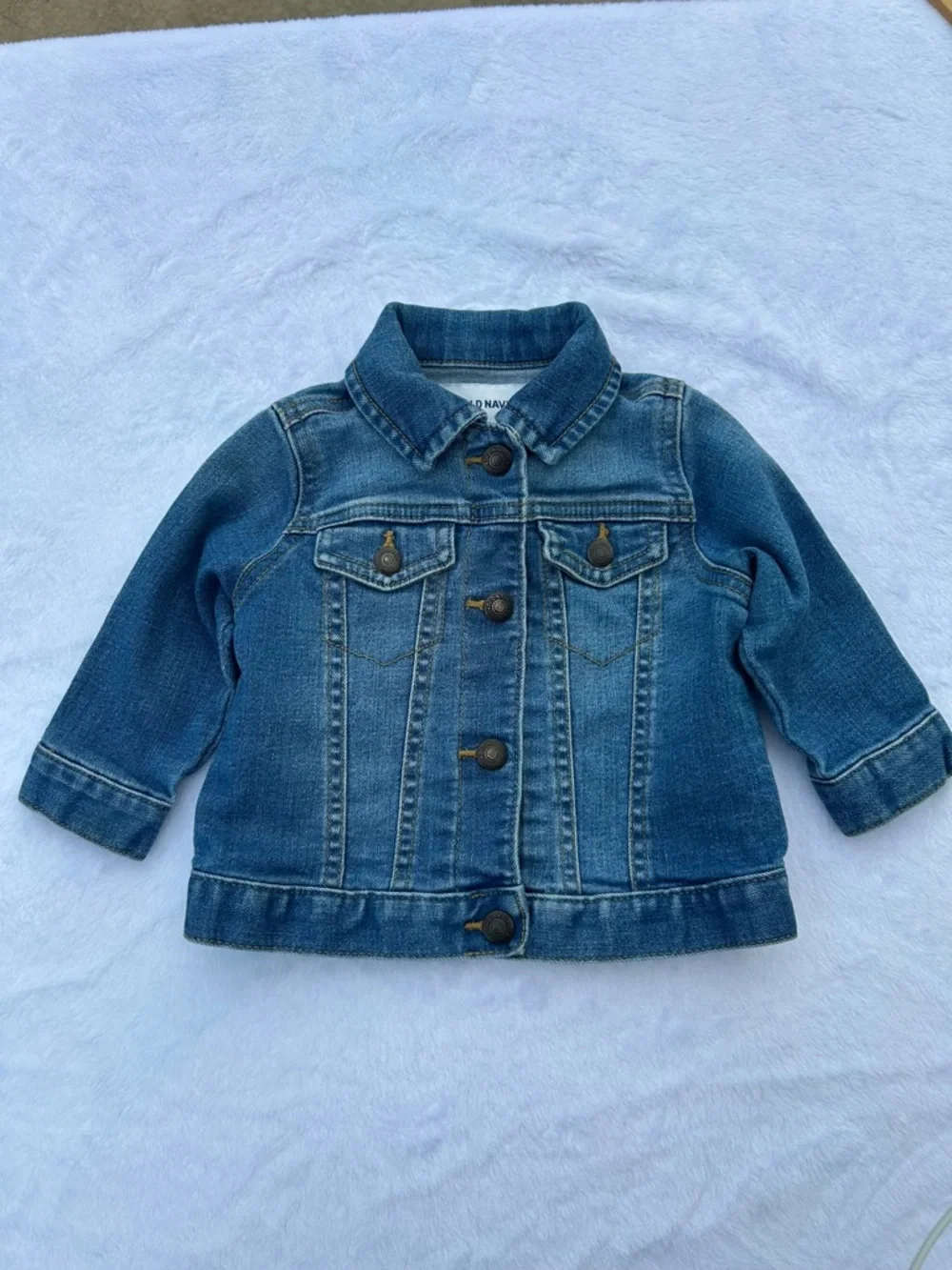 Old Navy Dark Blue Kids' Denim Jacket